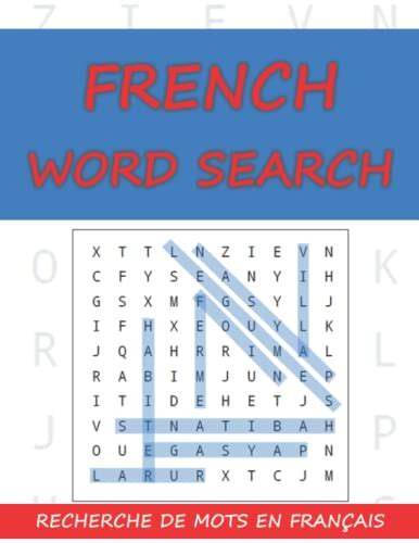 French Word Search Puzzles Puzzles De Recherche De Mots En Français