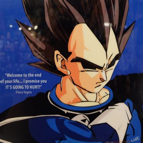 Let's take a look at some of vegeta's best lines in dragon ball z /db super. Vegeta Poster Plaque Dragon Ball Z - Infamous Inspiration