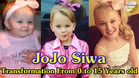 Jojo Siwa Transformation From Newborn To 15 Years Old Youtube