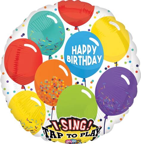 Animated Singing Happy Birthday Balloons