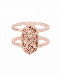 Kendra Scott Elyse Ring In Rose Gold Rosegoldnecklace Jewelry Gold