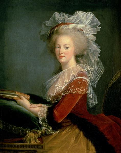 Portrait Of Marie Antoinette Painting Elisabeth Louise Vigee Le Brun