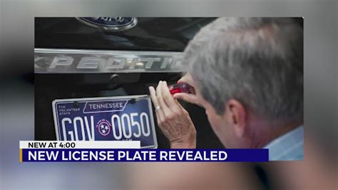 New Tennessee License Plate Design Unveiled Youtube