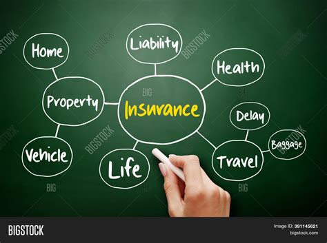 Insurance Mind Map Image And Photo Free Trial Bigstock