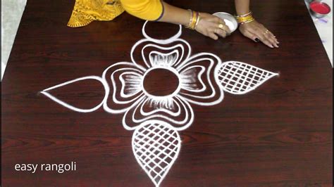 Latest Small Kolam Designs For Beginners Easy And Simple Rangoli By