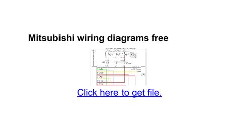 Pdf electrical wiring diagram fridgedarie refrigerator compressor wiring diagram. Mitsubishi wiring diagrams free - Google Docs