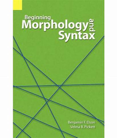 Morphology Syntax Beginning Installation