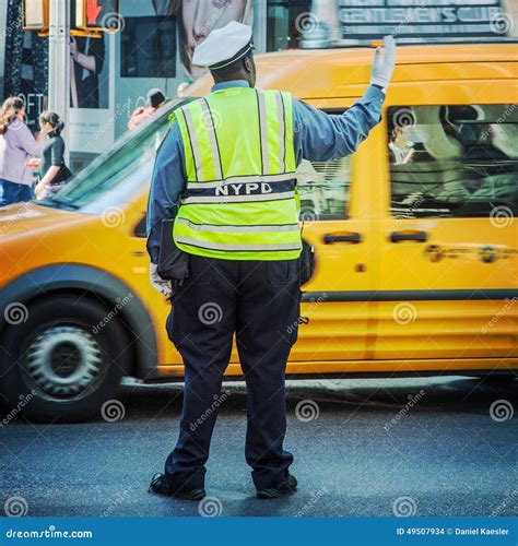 Traffic Policeman In New York City Editorial Stock Image Image Of