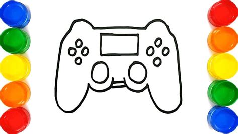 How To Draw A Xbox Controller Easy Step By Step At Drawing Tutorials