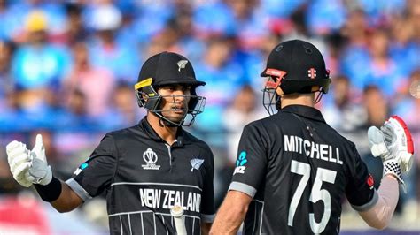 Icc World Cup 2023 New Zealand Hit Back After Losing Openers In Quick Succession