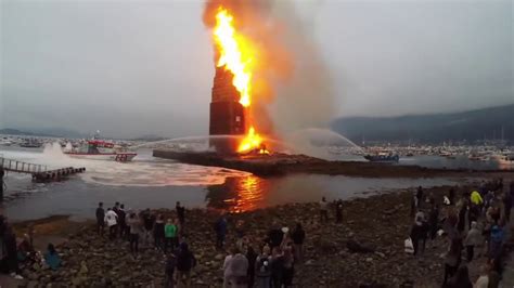 Here's my recording x5 of the pettersen medieproduksjon's live feed on youtube. Slinningsbålet World Record 2016 HOW THEY BUILT IT! - YouTube