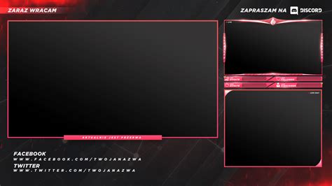 Free Twitch Stream Overlay Template Zonic Design Download