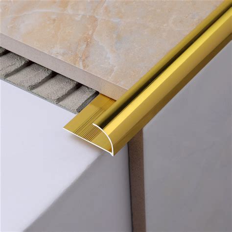 Niu Yuan Smooth Finish Silver Aluminium External Edge Tile Trim Wall