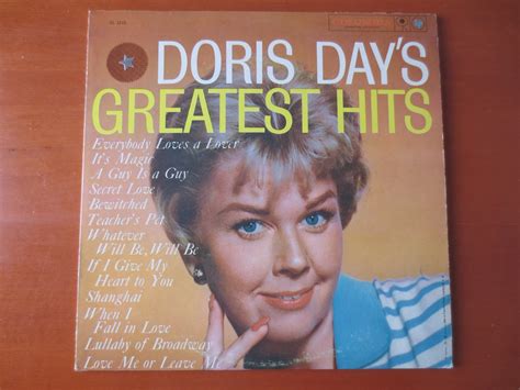 Vintage Records Doris Day Greatest Hits Doris Day Records Etsy