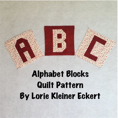 Alphabet Blocks Quilt Pattern Instant Download Quilt Etsy Uk
