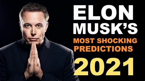 Elon musk has invested a lot in bitcoin, so has tesla and musk has been promoting dogecoin since the beginning of this year. Elon Musk Most Shocking 2021 Predictions - And Tesla Share ...