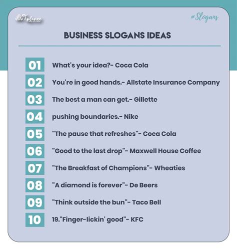 115 Creative Business Slogans And Ideas Suggestions Tiplance
