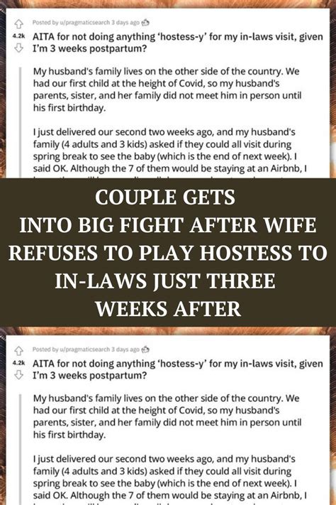 Couple Gets Into Big Fight After Wife Refuses To Play Hostess To In