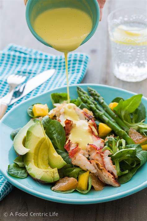 Size bowl, chop lobster meat. Lobster Salad with Creamy Citrus Dressing | A Foodcentric Life