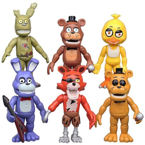 At Five Nights Freddys Fnaf Golden Freddy Foxy The Pirate Articulated 2484 Hot Sex Picture