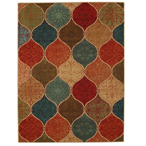 This lifetime protection is actually built right into the fibers, rather than layered on. Mohawk Home Riza Tile Fret Multi 7 ft. 6in. x 10 ft. Area ...
