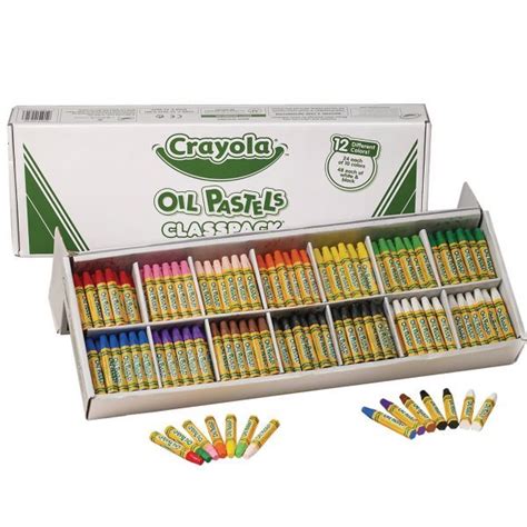 Crayola Classpack Oil Pastels Cyo524629 In 2021 Oil Pastel Crayola