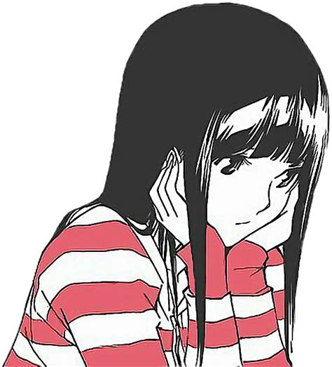Sad Anime Girl Png