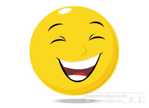 Emotions Clipart Smiley Face Character Laughing Expression Clipart 2