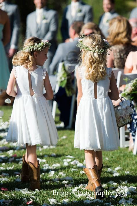 Flower Crowns And Cowboy Boots Flower Girl Dresses Flower Girl