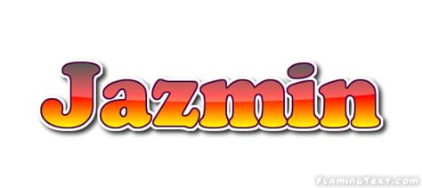 Jazmin Logo Herramienta De Diseño De Nombres Gratis De Flaming Text