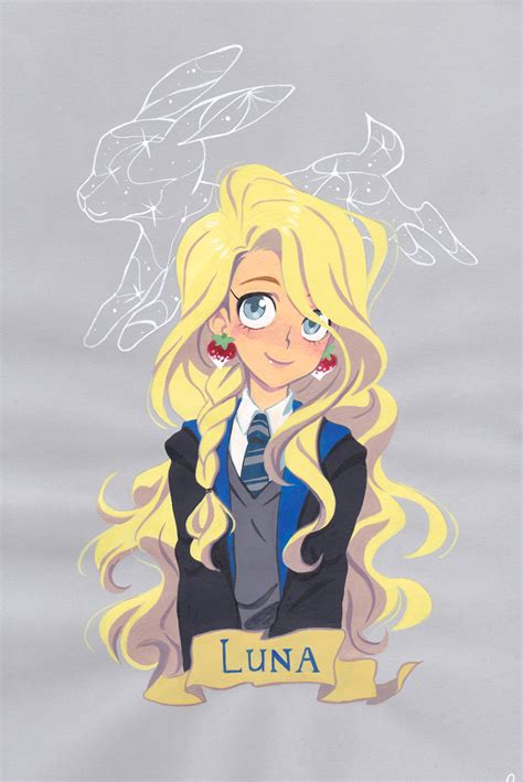 Luna Lovegood By Galou Store Harry Potter Drawings Harry Potter