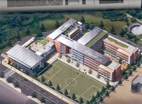 Senju Elite School Fachada Layout Architecture College Architecture