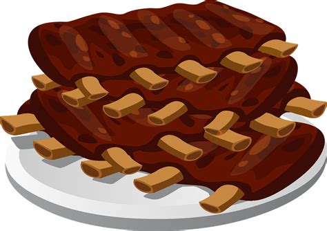 Vector Barbecue Plate Transparent Png Png Mart