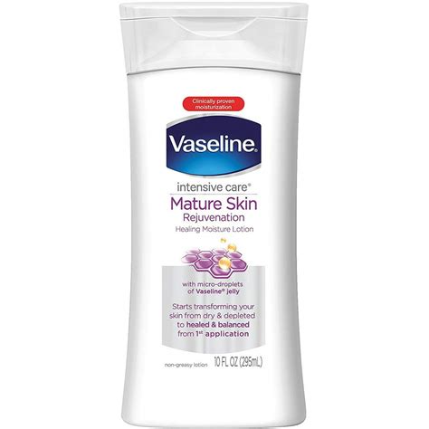 Vaseline Intensive Care Body Lotion Mature Skin Rejuvenation 10 Oz