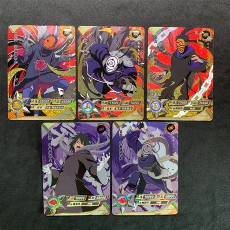 Naruto Kayou Ccg Obito Uchiha Tobi Ar And Ur Trading Card Lot Nm