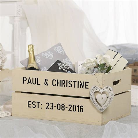 Personalised Wedding Crate Wedding Crates Personalized Wedding