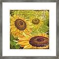 Sunflower Collage Painting By Sharon Marcella Marston Fine Art America