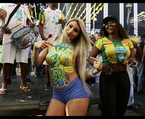 Footie Fans STRIP Off For Body Painting At World Cup And Sexy Soccer