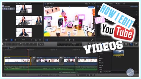 Once you feel comfortable in an editing program like imovie or premier, the range of control over your next video becomes almost infinite. How I Edit My Youtube Videos | Final Cut Pro | Color ...
