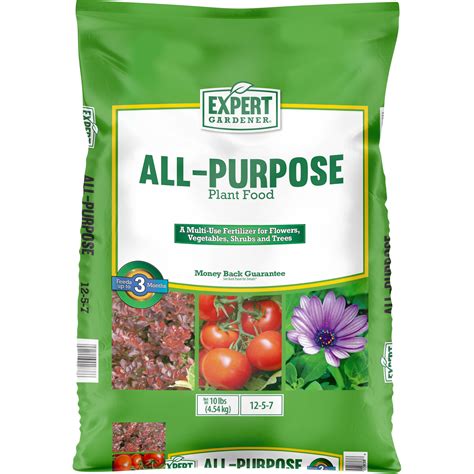 Expert Gardener All Purpose Plant Food Fertilizer 12 5 7 10 Lbs