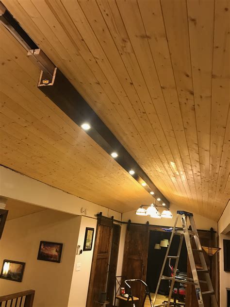 Tongue And Groove Living Room Ceiling Dave Eddy
