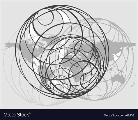 Background Globes Royalty Free Vector Image Vectorstock