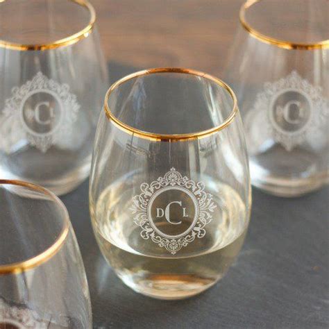 Personalized 9 Oz Stemless Wine Glasses Wedding Stemless Wine Glass Stemless Wine Glass