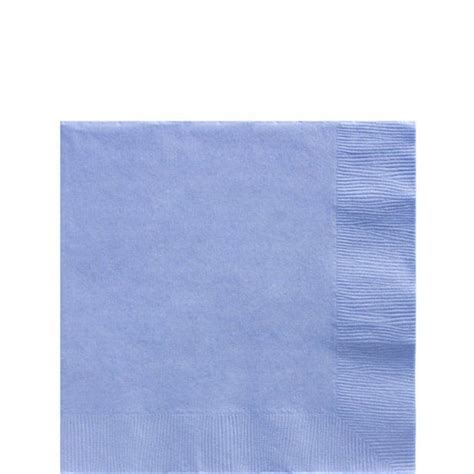Baby Blue Beverage Napkins 25cm Baby Blue Party Paper Party