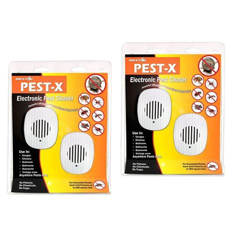 Play as the pest extermination robot, p.o.e. Bird-X Pest-X All-Pest Rodent and Insect Repeller 500 sq. ft. #1 Best Seller Commercial ...