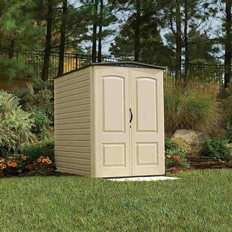 Rubbermaid Heavy Duty Plastic Shed 5x4 Gardenstreet