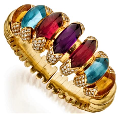 Dollar is an official currency of united american, and it is also the currency most used in international transactions. Gold, Gem-Set and Diamond 'Celtica' Cuff-Bracelet, Bulgari ...
