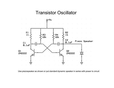 Musings Transistor Oscillator