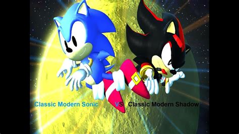 Sonic Generations Mod Classic Modern Sonic Vs Classic Modern Shadow