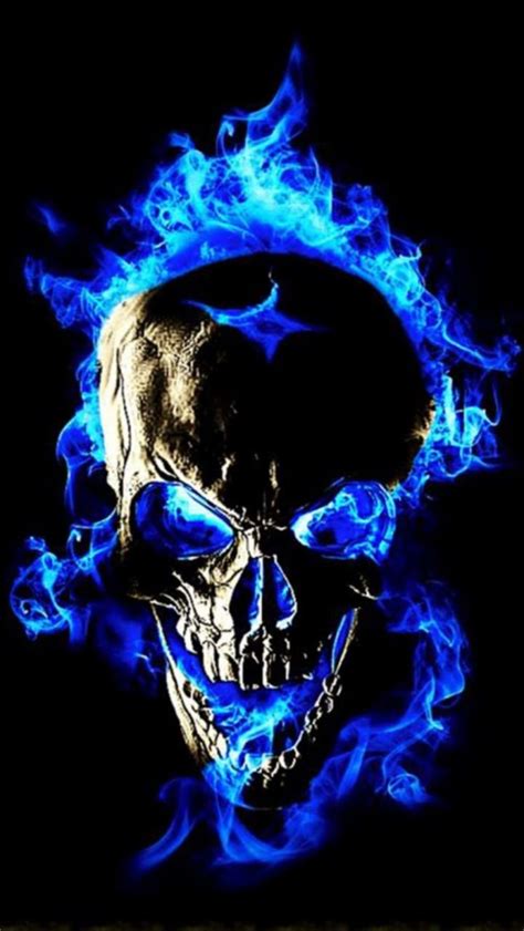 São + de 2000 imagens com fundo transparente para baixar e usar nas suas artes das redes socías. Blue Flame Skull Fire - Fire Cool Skull (#1388809) - HD Wallpaper & Backgrounds Download